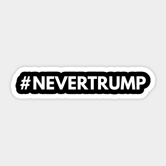 #NeverTrump T-Shirt - Not My President shirts Sticker by coffeeandwinedesigns